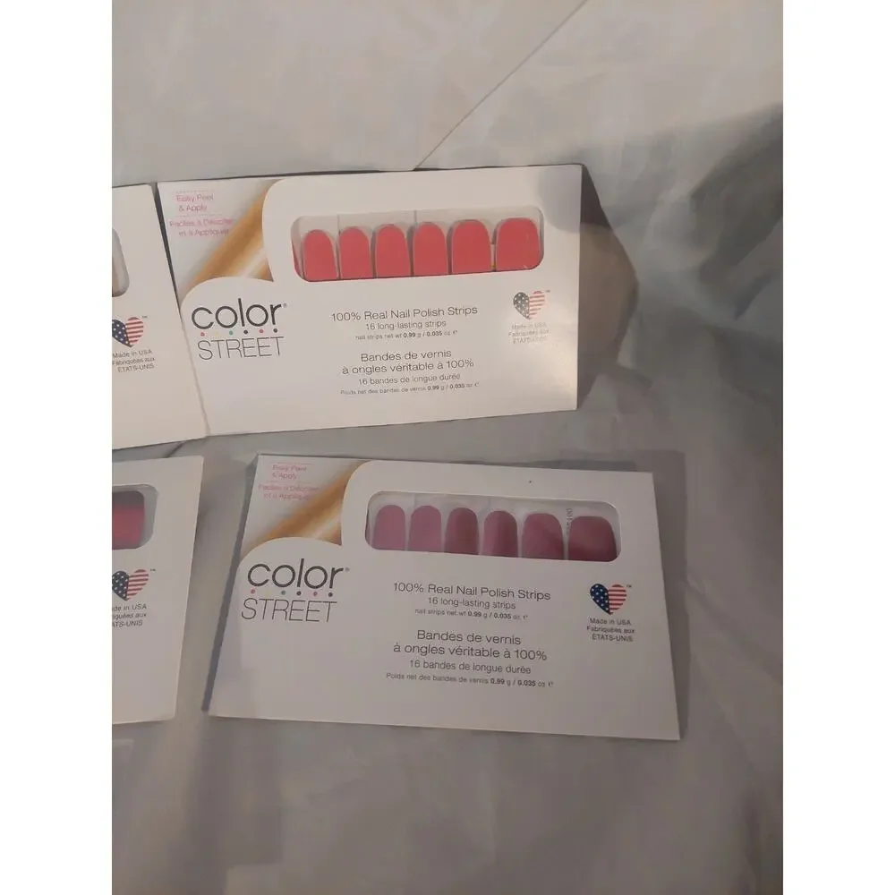 Colorstreet Nail Strips Lot Of 11 Colors Long Time No Sea, Smokes On You, Havana
